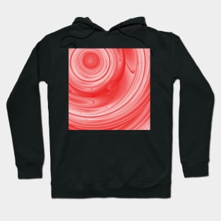 Dark pink circles Hoodie